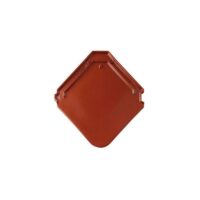 Керамическая рядовая черепица BRAAS Опал антрацит ангоб