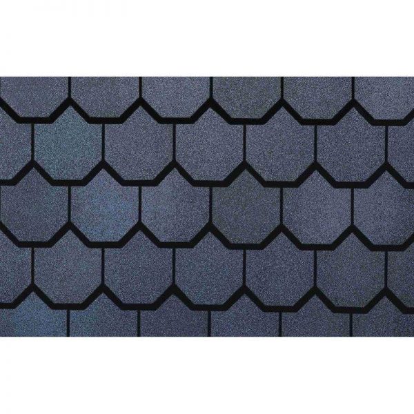 Гибкая черепица Certain Teed, Carriage House, супер ламинированный двухслойный шинглз. Victorian Blue