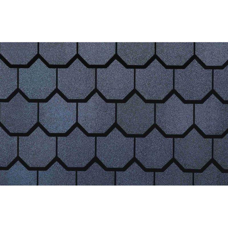 Гибкая черепица Certain Teed, Grand Manor, супер ламинированный трехслойный шинглз. Black Pearl