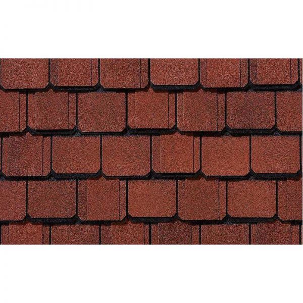Гибкая черепица Certain Teed, Grand Manor, супер ламинированный трехслойный шинглз. Georgian Brick