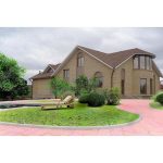 Кирпич облицовочный гиперпрессованный Литос М250 Ложок-Тычок 45 Солома 230х100х65 мм 1 НФ