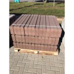 Поребрик коричневый бетонный Бел-Блок 1000х200х80