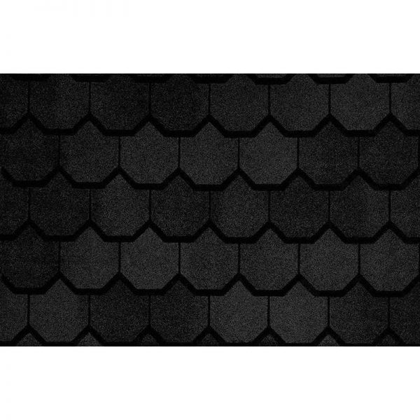 Гибкая черепица Certain Teed, Carriage House, супер ламинированный двухслойный шинглз. Black Pearl