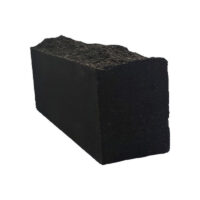 Кирпич облицовочный гиперпрессованный Гипербел М250 Ложок Графит Скала 230х50х65 мм 0. 5 НФ