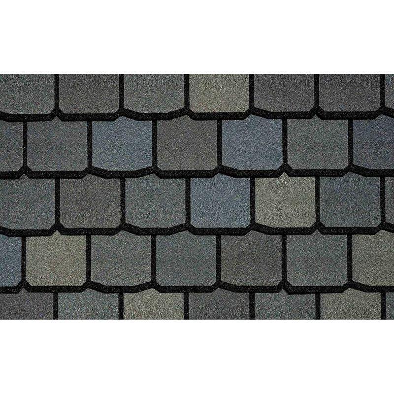 Гибкая черепица Certain Teed, Highland Slate, однослойный четырехлепестковый шинглз. Country State