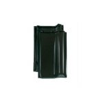 Керамическая рядовая черепица BRAAS Рубин 13V зеленая ель топ-глазурь