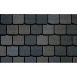 Гибкая черепица Certain Teed, Highland Slate, однослойный четырехлепестковый шинглз. Plymouth Rock