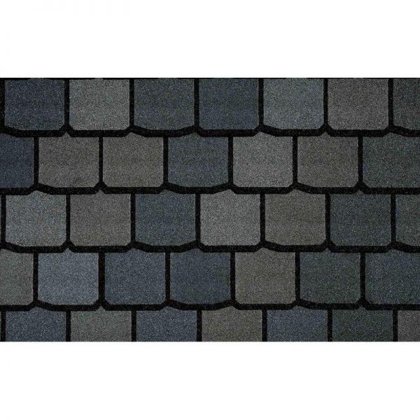 Гибкая черепица Certain Teed, Highland Slate, однослойный четырехлепестковый шинглз. Plymouth Rock