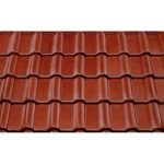 Керамическая рядовая черепица BRAAS Рубин 9V каштан глазурь