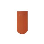 Керамическая рядовая черепица BRAAS Опал натуральный красный