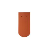 Керамическая рядовая черепица BRAAS Опал антрацит ангоб