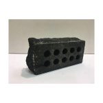 Кирпич облицовочный гиперпрессованный Литос М250 Ложок-Тычок Графит 230х100х65 мм 1 НФ