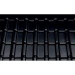 Керамическая рядовая черепица BRAAS Рубин 13V глубокий черный глазурь