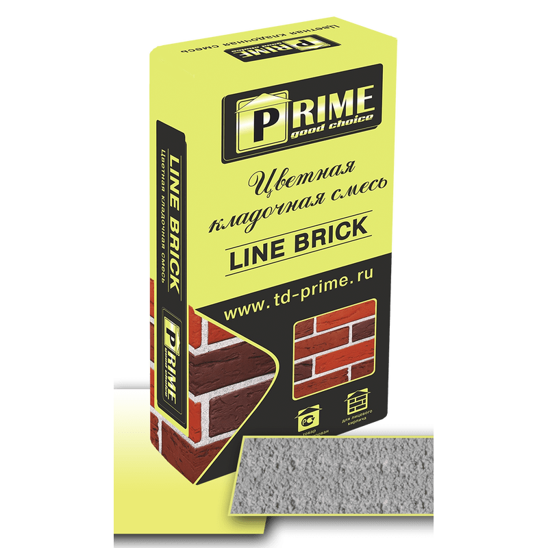 Цветная кладочная смесь Prime «Line Brick» «Wasser». Темно-Серая 25 кг