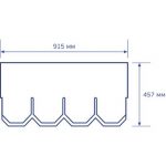 Гибкая черепица Certain Teed, Carriage House, супер ламинированный двухслойный шинглз. Georgian Brick