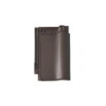 Керамическая рядовая черепица BRAAS Рубин 9V темно-коричневый ангоб