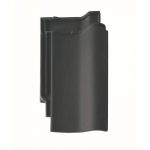 Керамическая рядовая черепица BRAAS Агат 14 антрацит ангоб