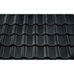Керамическая рядовая черепица BRAAS Рубин 9V антрацит ангоб