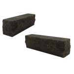 Кирпич облицовочный гиперпрессованный Гипербел М250 Ложок-Тычок Графит Скала 230х50х65 мм 0. 5 НФ