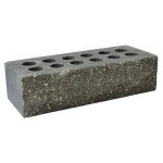 Кирпич облицовочный гиперпрессованный Литос М250 Ложок Графит 250х100х65 мм 1 НФ