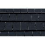 Керамическая рядовая черепица BRAAS Турмалин глубокий черный глазурь