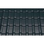 Керамическая рядовая черепица BRAAS Рубин 13V королевский серый глазурь