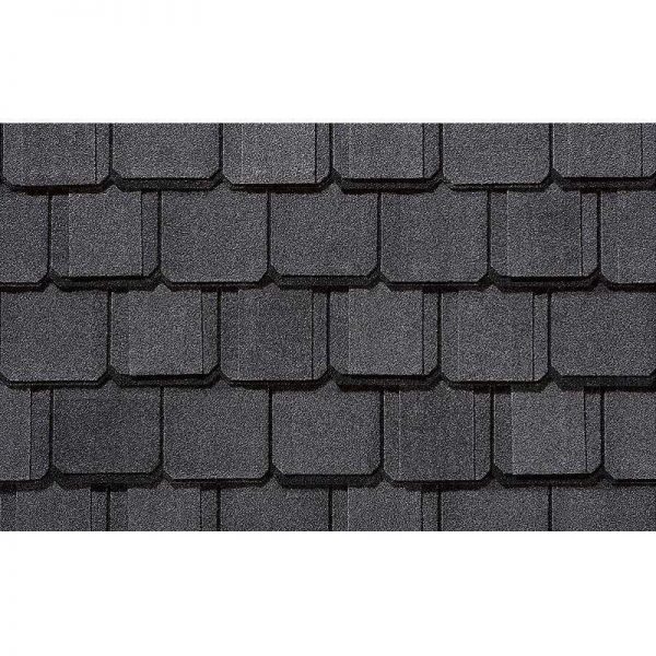 Гибкая черепица Certain Teed, Grand Manor, супер ламинированный трехслойный шинглз. Black Pearl