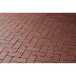 Брусчатка клинкерная Магма Бордо (Красный) 200х100х52