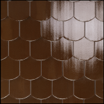 Черепица керамическая Jacobi Biberschwanzziegel каштановый