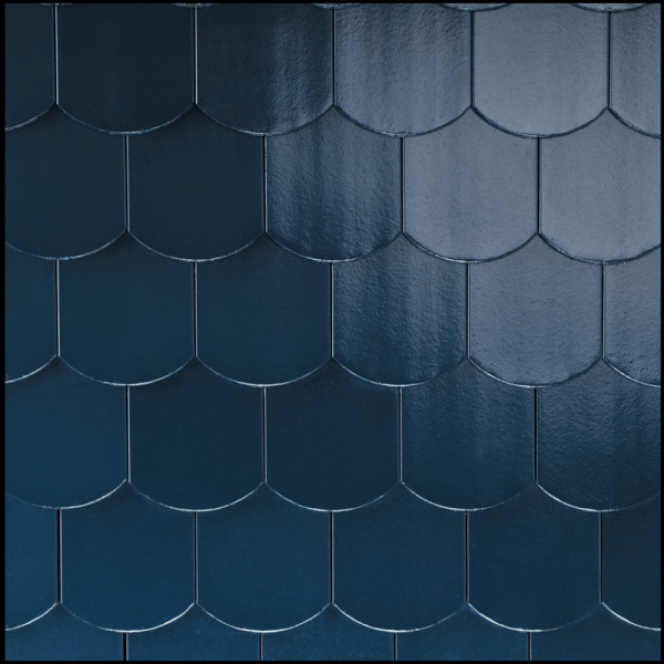 Черепица керамическая Jacobi Biberschwanzziegel лазурный