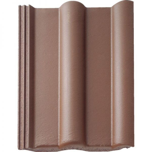 Цементно-песчаная рядовая черепица BRAAS Франкфуртская темно-коричневая