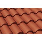 Цементно-песчаная черепица рядовая BRAAS Таунус Красный