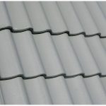 Цементно-песчаная черепица Baltic Tile рядовая Sea Wave серый