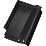 Черепица керамическая Jacobi J11 благородный чёрный