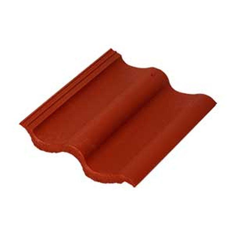 Цементно-песчаная черепица Baltic Tile рядовая Sea Wave серый