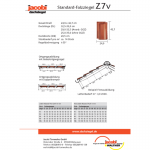 Черепица керамическая Jacobi Z7v натуральный красный