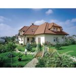 Цементно-песчаная рядовая черепица BRAAS Франкфуртская коричневая