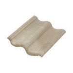 Цементно-песчаная черепица Baltic Tile рядовая Sea Wave серый эконом