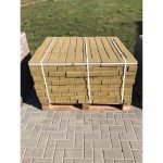 Плитка тротуарная бетонная Бел-Блок Желтая 200*100*60