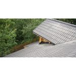 Цементно-песчаная черепица Baltic Tile рядовая Sea Wave антик серый