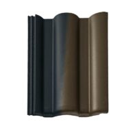 Цементно-песчаная черепица рядовая BRAAS Таунус темно-коричневая