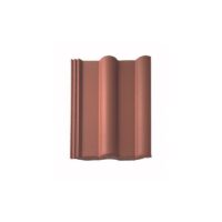 Цементно-песчаная рядовая черепица BRAAS Франкфуртская темно-коричневая