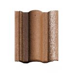 Цементно-песчаная черепица рядовая BRAAS Адриа коричневая