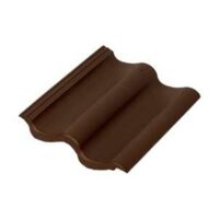 Цементно-песчаная черепица Baltic Tile рядовая Sea Wave Кирпично-красный