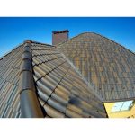 Цементно-песчаная черепица Baltic Tileрядовая Sea Wave осенний лист