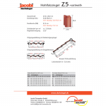 Черепица керамическая Jacobi Z5 старый чёрный