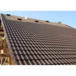 Цементно-песчаная рядовая черепица BRAAS Франкфуртская темно-коричневая