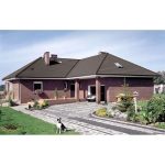 Цементно-песчаная черепица рядовая BRAAS Таунус графит