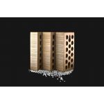 Кирпич облицовочный КЕРМА ПРЕМИУМ М200 Brown Diamonds 250х120х65мм 1 НФ