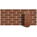 Клинкер фасадный ЛСР М300 темно-красный Эдинбург береста 250х85х65 0.7 НФ